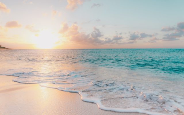 La Côte des Basques en hiver à Biarritz
