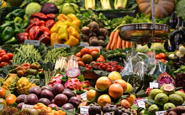 Marché des Halles Biarritz matin